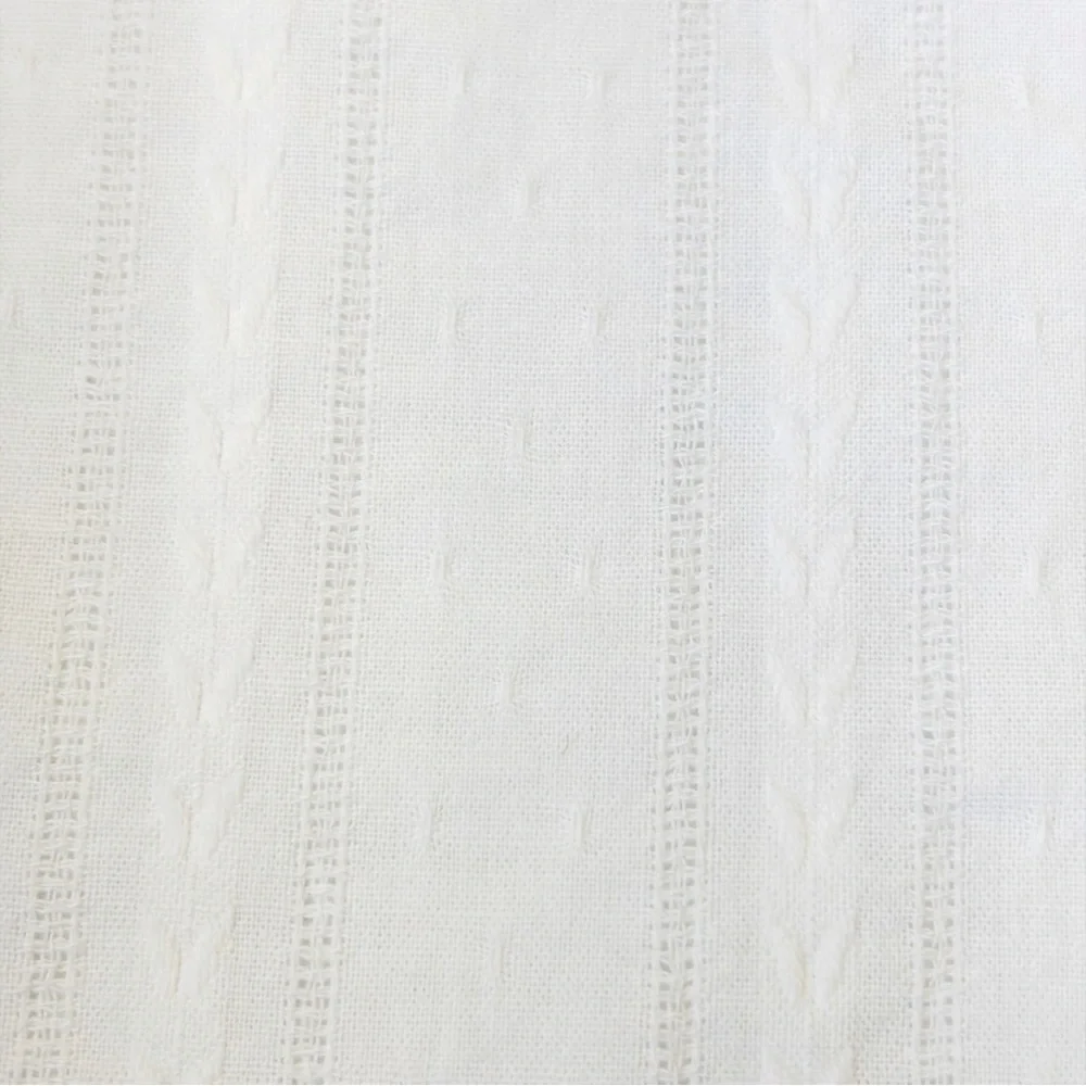 LOFT striped ruffle